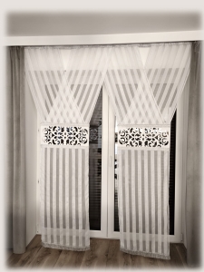 Panel dekoracyjny 120 x 250 z cyrkoniami i ażurem L382