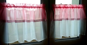 Zazdrostka dwukolorowa z woalu z cyrkoniami do 85 cm wysokości