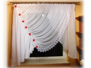  Firana gosia , gipiura , różyczki   300x150 kresz