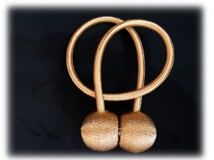 Spinka do zasłon złota